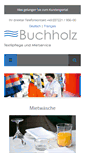 Mobile Screenshot of buchholz-textil.de